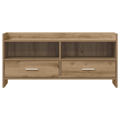 vidaXL TV Cabinet 100 x 33 x 47 cm Artisan Oak Engineered Wood 5