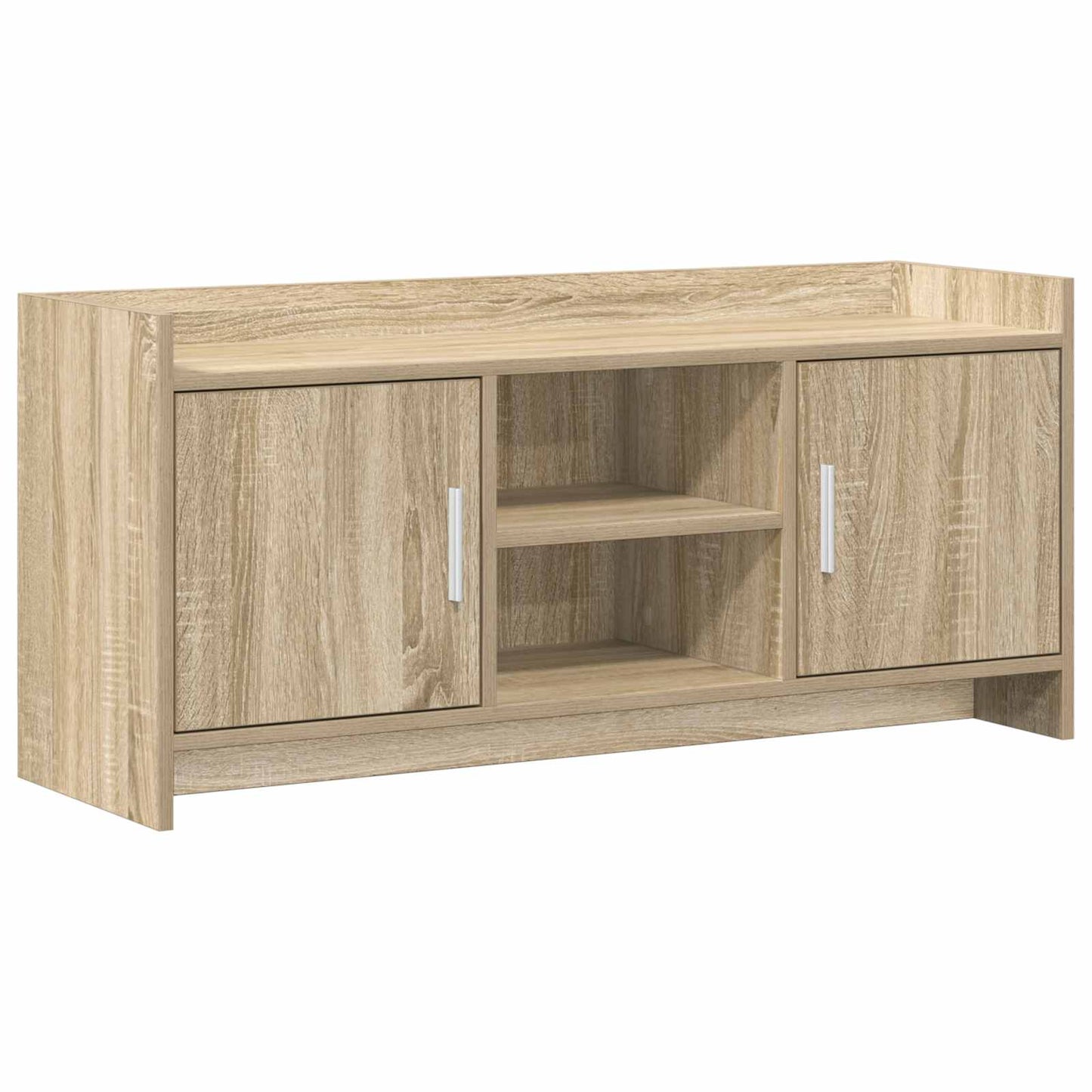 vidaXL TV Cabinet 102 x 33 x 47 cm Sonoma Oak Engineered Wood 2