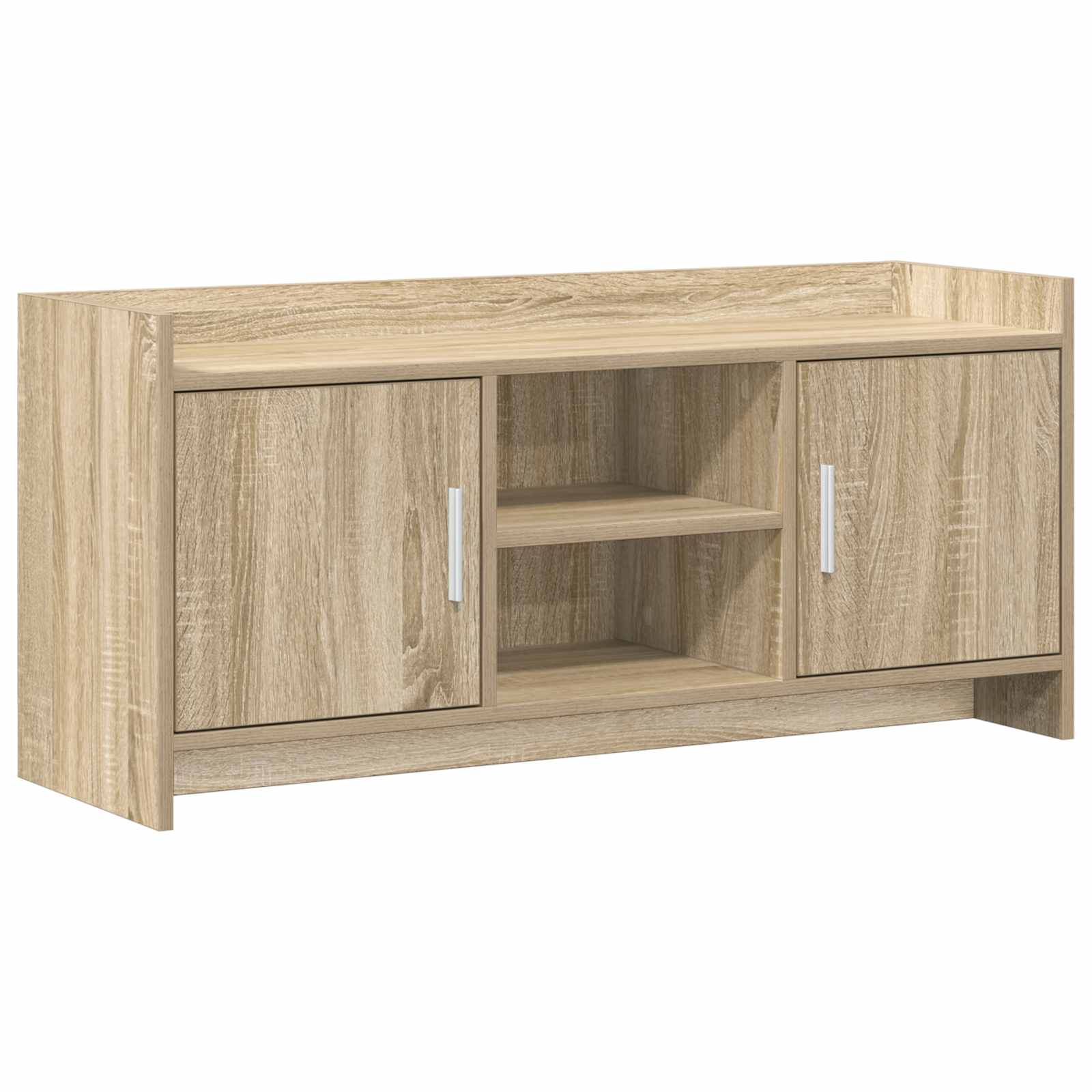 vidaXL TV Cabinet 102 x 33 x 47 cm Sonoma Oak Engineered Wood 2