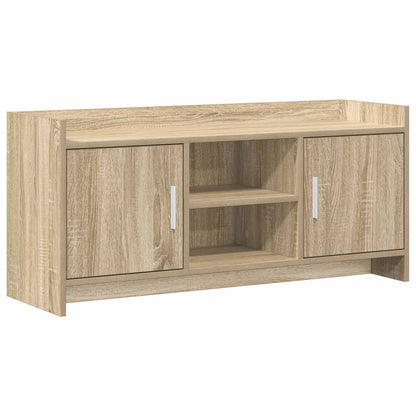 vidaXL TV Cabinet 102 x 33 x 47 cm Sonoma Oak Engineered Wood 2