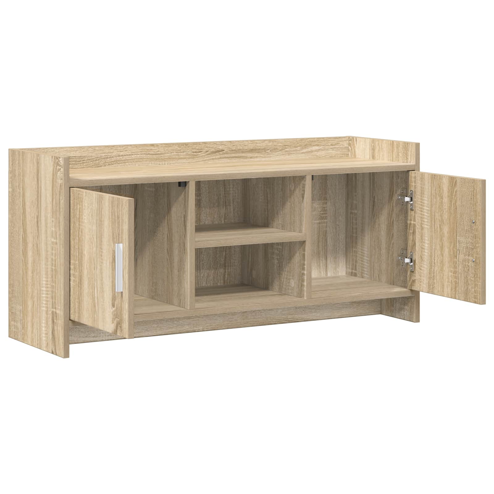 vidaXL TV Cabinet 102 x 33 x 47 cm Sonoma Oak Engineered Wood 4