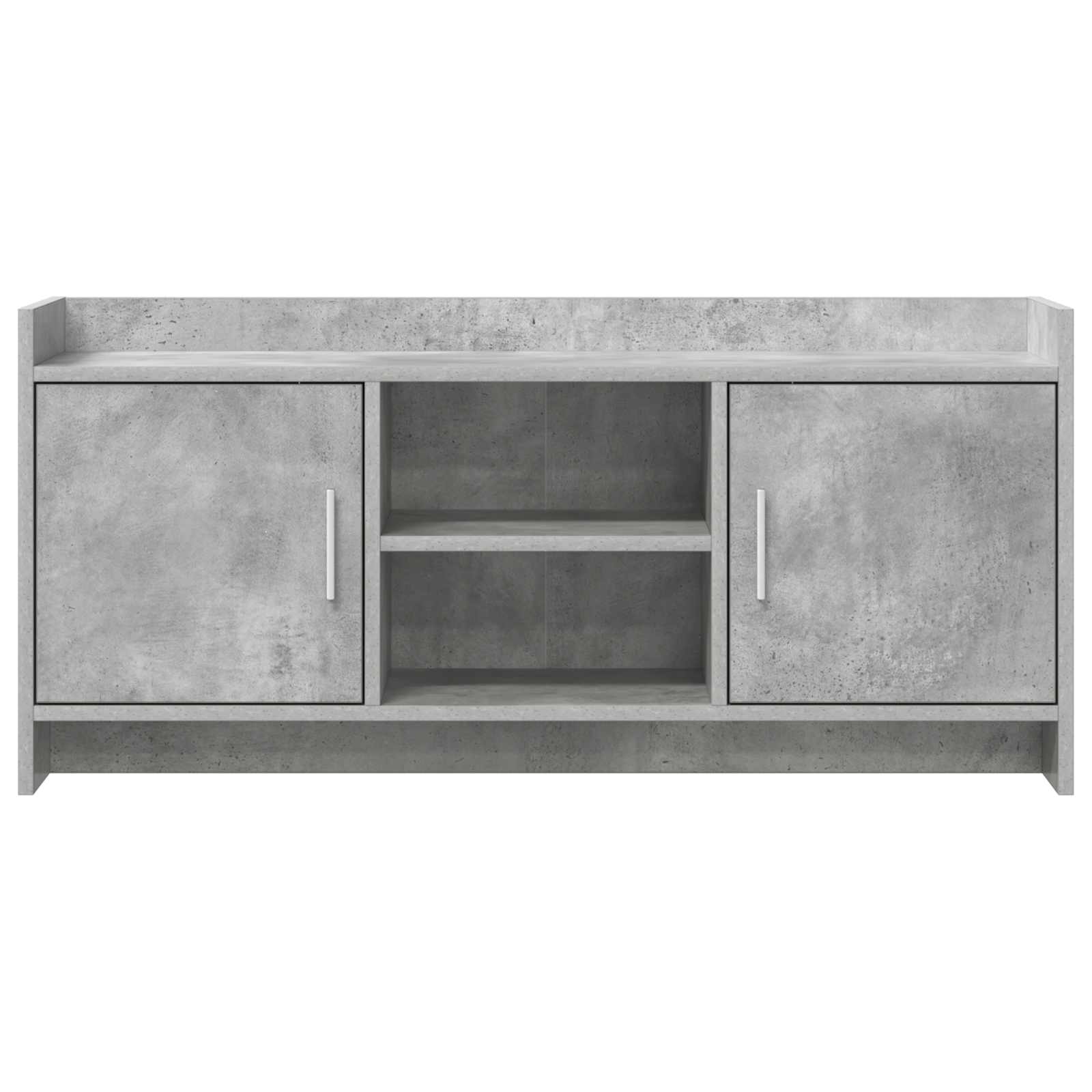 vidaXL TV Cabinet 102 x 33 x 47 cm Concrete Grey Engineered Wood 5