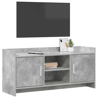 vidaXL TV Cabinet 102 x 33 x 47 cm Concrete Grey Engineered Wood 3