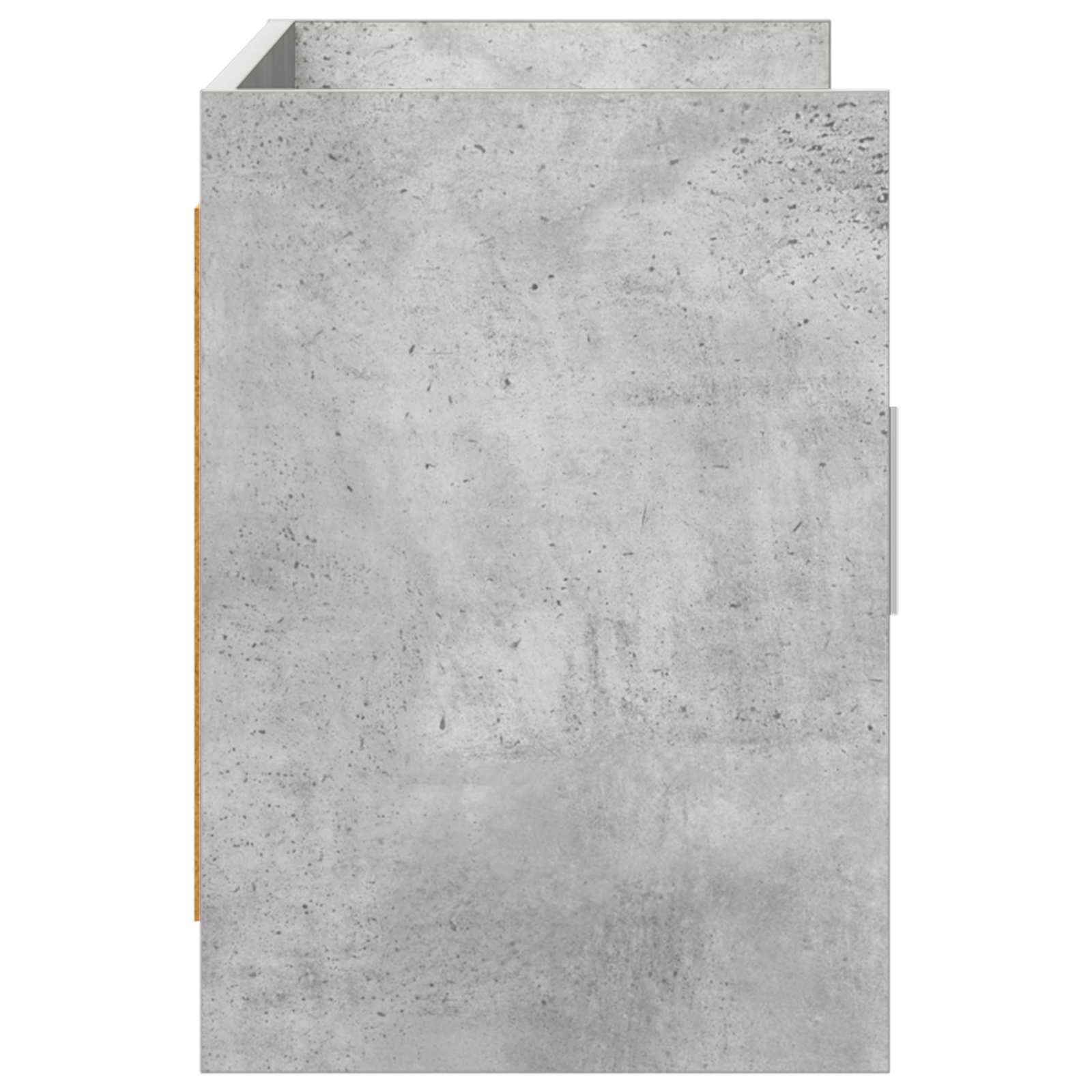 vidaXL TV Cabinet 102 x 33 x 47 cm Concrete Grey Engineered Wood 6