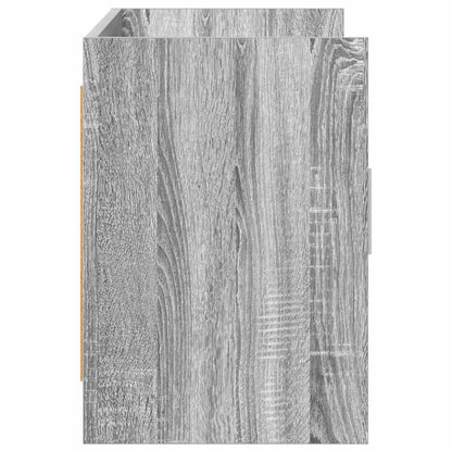 vidaXL TV Cabinet 102 x 33 x 47 cm Grey Sonoma Engineered Wood 6