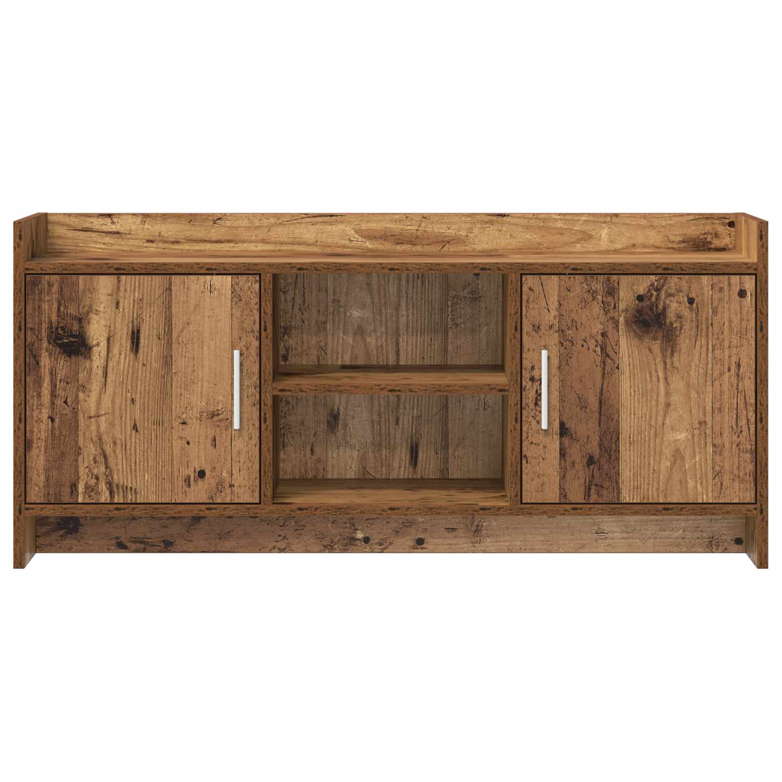 vidaXL TV Cabinet 102 x 33 x 47 cm Old Wood Engineered Wood 5