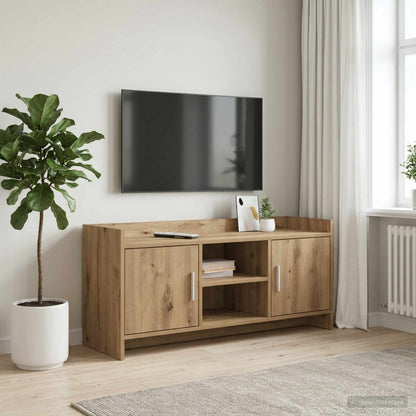 vidaXL TV Cabinet 102 x 33 x 47 cm Artisan Oak Engineered Wood 1