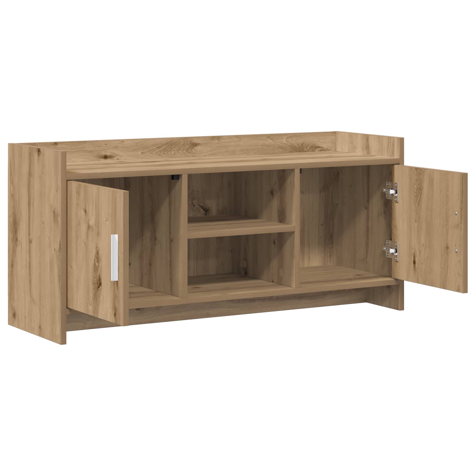 vidaXL TV Cabinet 102 x 33 x 47 cm Artisan Oak Engineered Wood 4