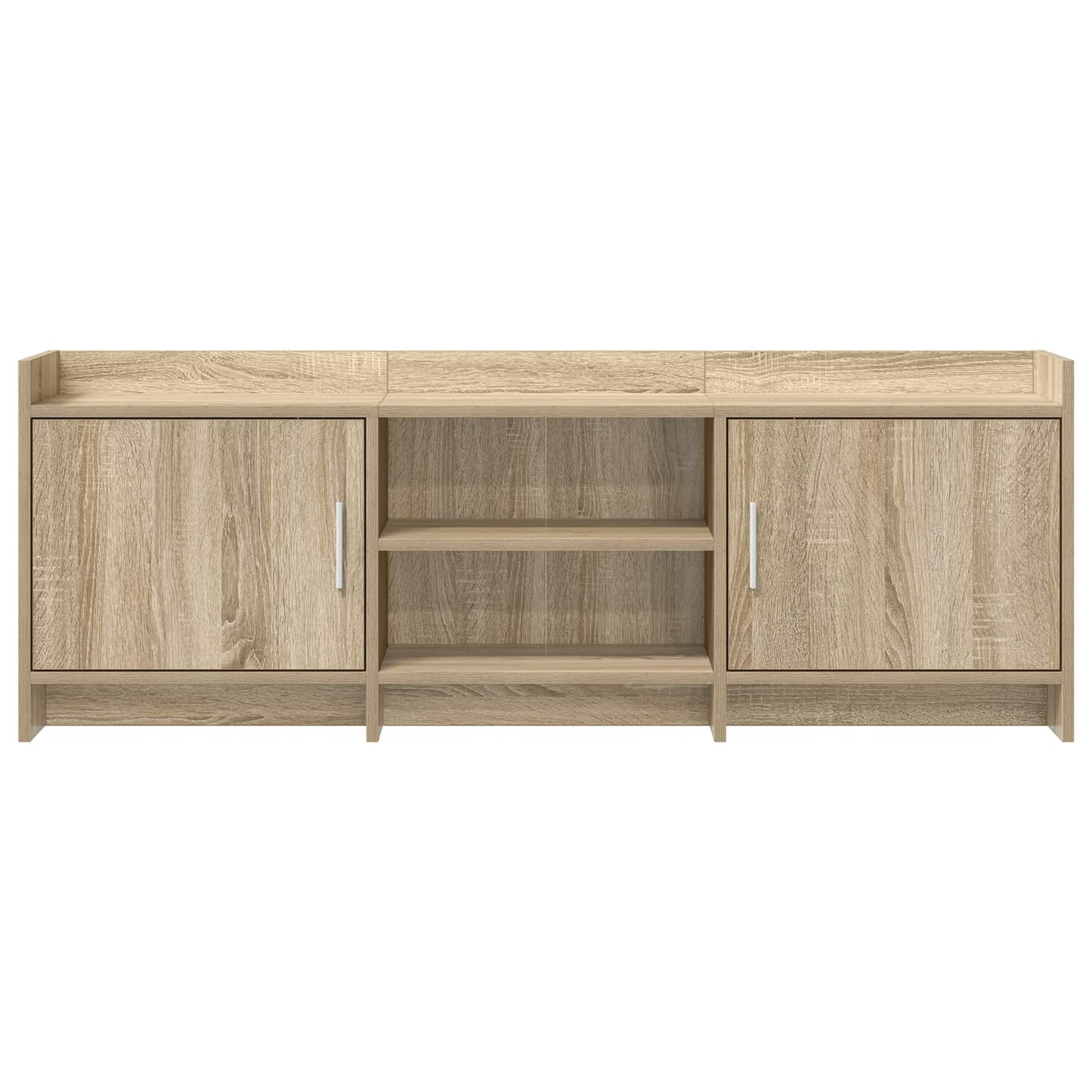 vidaXL TV Cabinet 130 x 33 x 47 cm Sonoma Oak Engineered Wood 5