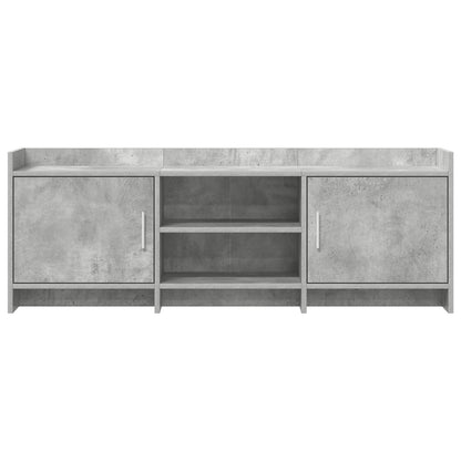 vidaXL TV Cabinet 130 x 33 x 47 cm Concrete Grey Engineered Wood 5
