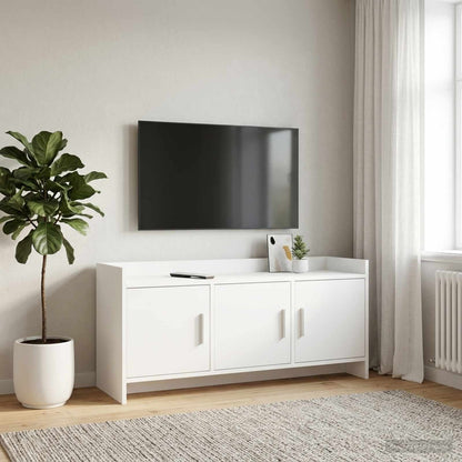 vidaXL TV Cabinet 102 x 33 x 47 cm White Engineered Wood 1