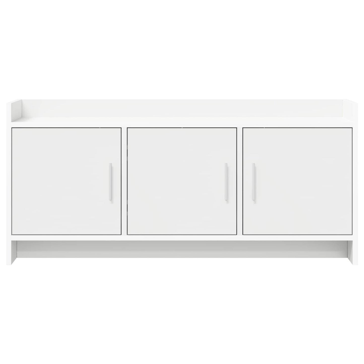 vidaXL TV Cabinet 102 x 33 x 47 cm White Engineered Wood 5