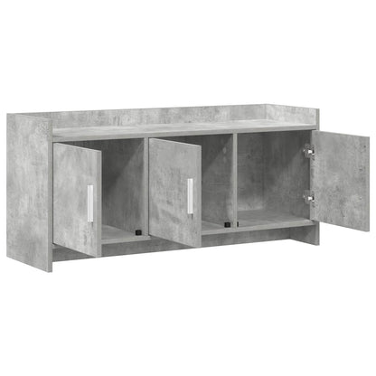 vidaXL TV Cabinet 102 x 33 x 47 cm Concrete Grey Engineered Wood 4