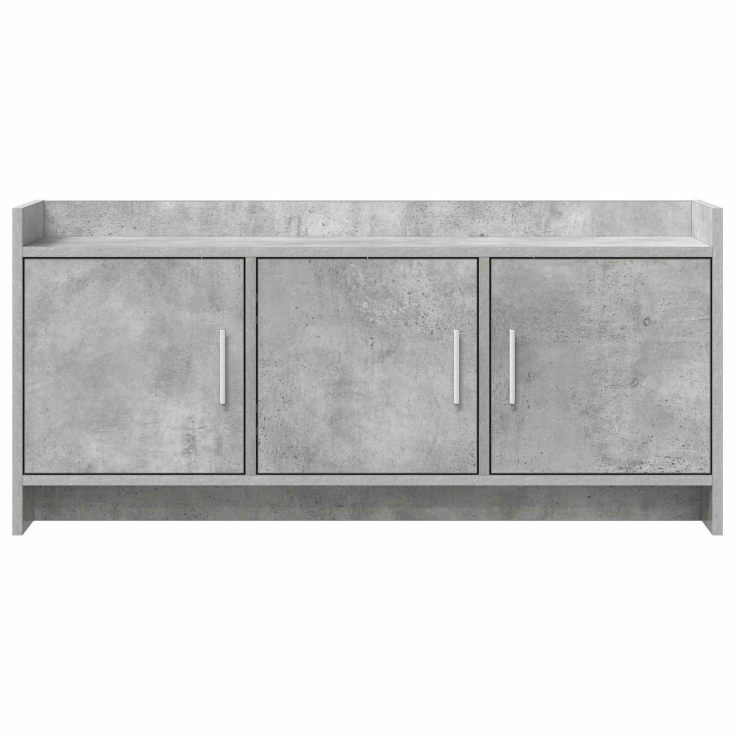 vidaXL TV Cabinet 102 x 33 x 47 cm Concrete Grey Engineered Wood 5
