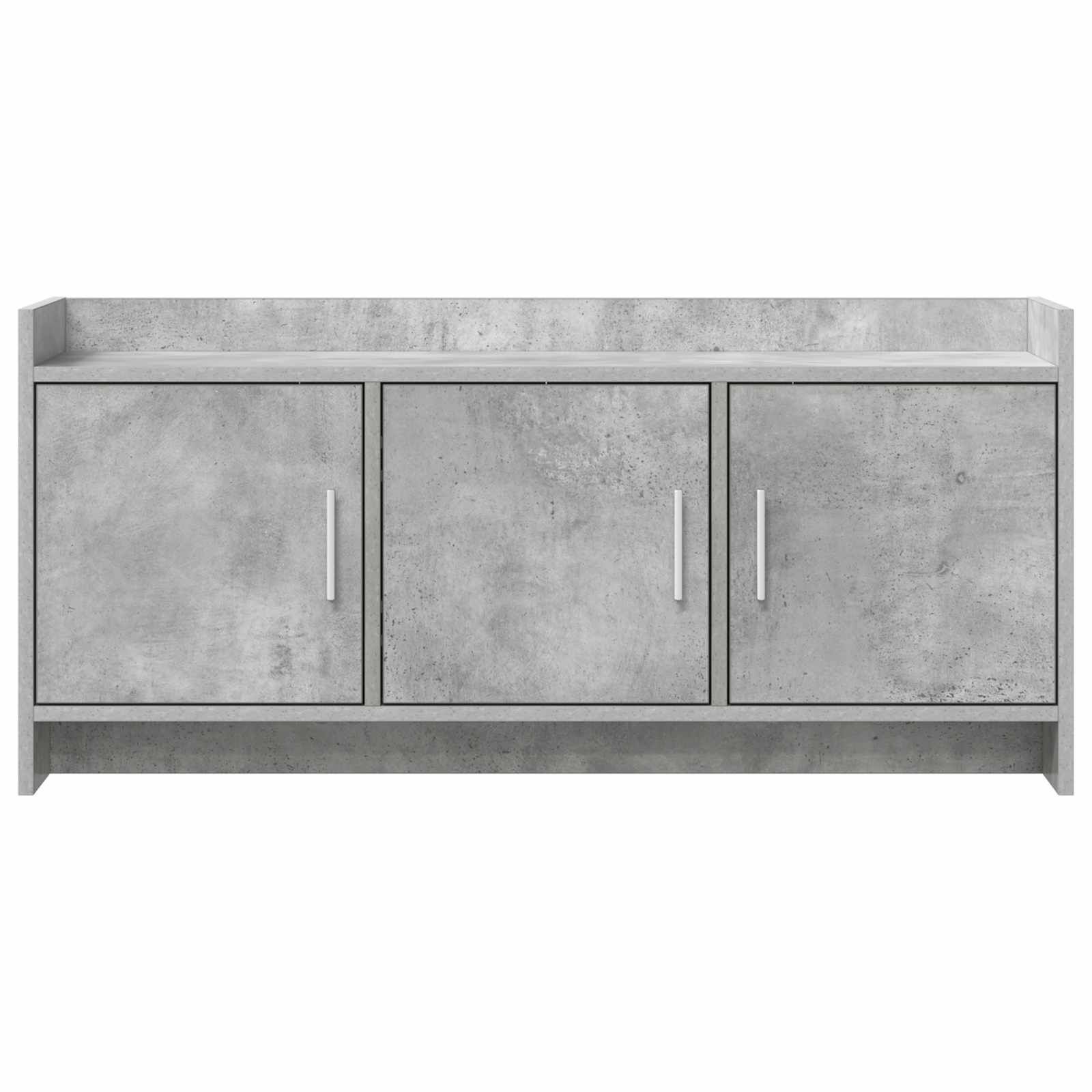 vidaXL TV Cabinet 102 x 33 x 47 cm Concrete Grey Engineered Wood 5