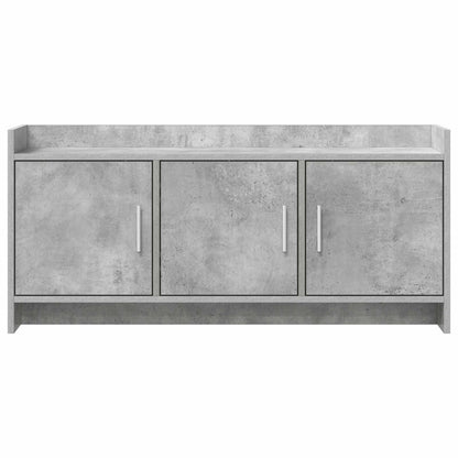 vidaXL TV Cabinet 102 x 33 x 47 cm Concrete Grey Engineered Wood 5