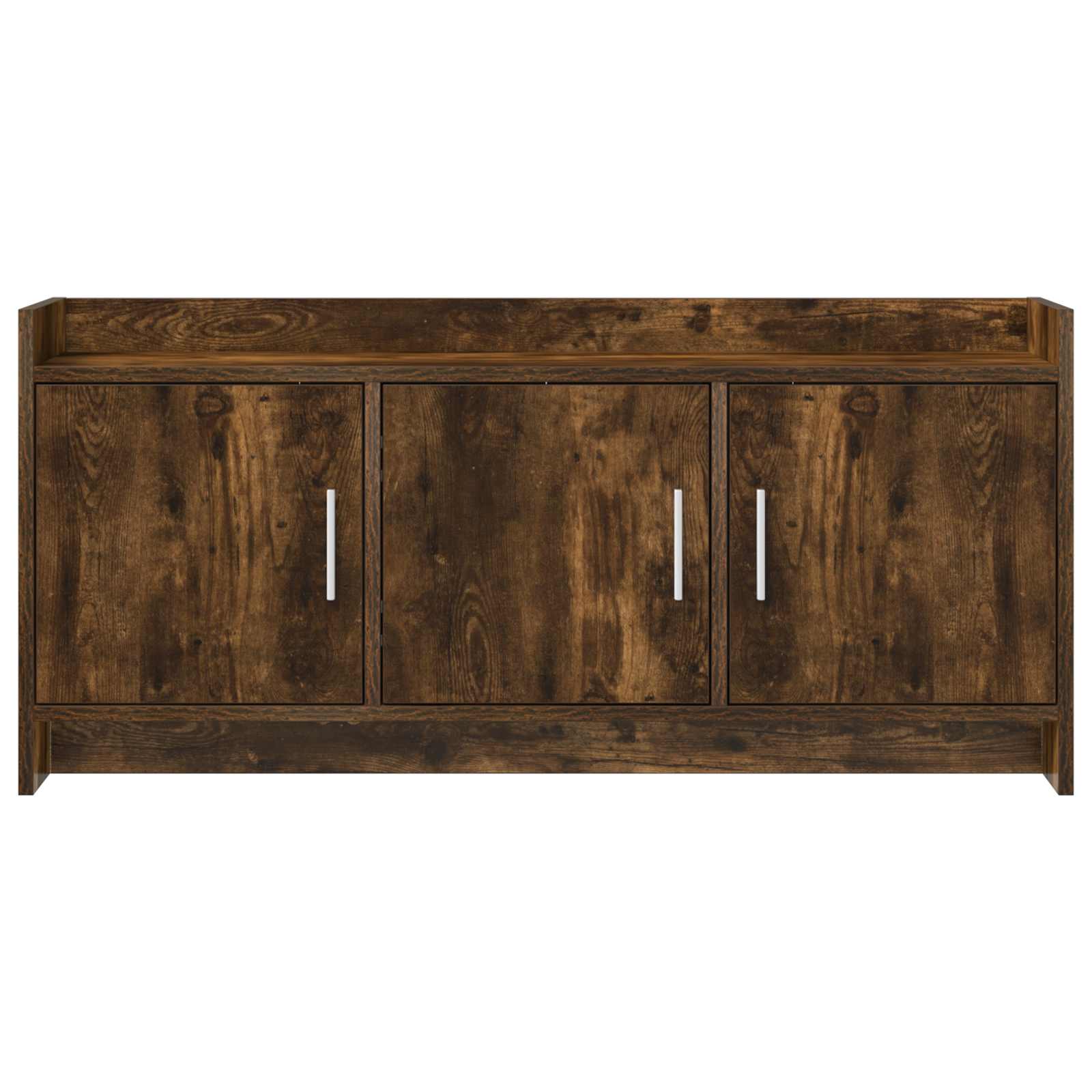 vidaXL TV Cabinet 102 x 33 x 47 cm Smoked Oak Engineered Wood 5