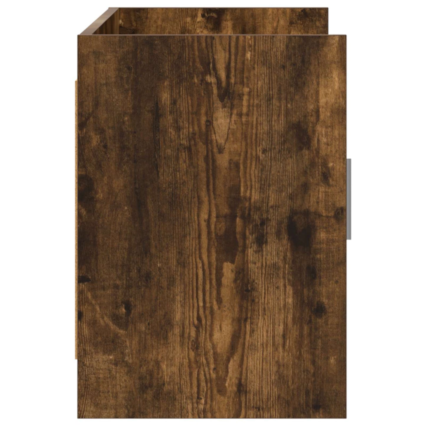 vidaXL TV Cabinet 102 x 33 x 47 cm Smoked Oak Engineered Wood 6