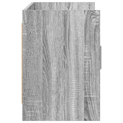 vidaXL TV Cabinet 102 x 33 x 47 cm Grey Sonoma Engineered Wood 6