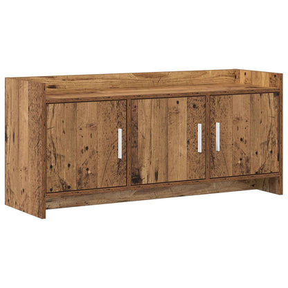 vidaXL TV Cabinet 102 x 33 x 47 cm Old Wood Engineered Wood 2