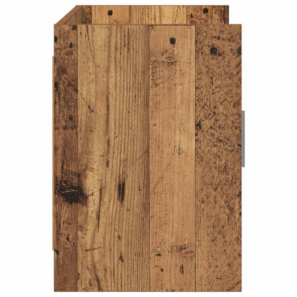 vidaXL TV Cabinet 102 x 33 x 47 cm Old Wood Engineered Wood 6