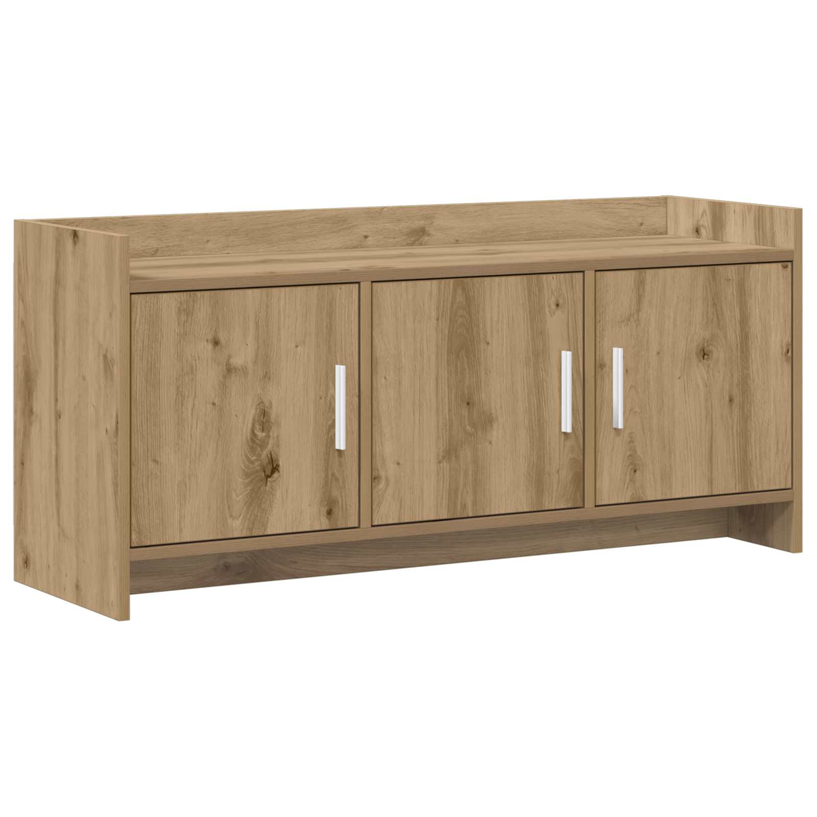 vidaXL TV Cabinet 102 x 33 x 47 cm Artisan Oak Engineered Wood 2