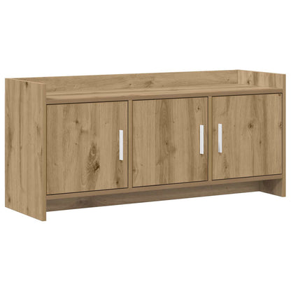vidaXL TV Cabinet 102 x 33 x 47 cm Artisan Oak Engineered Wood 2