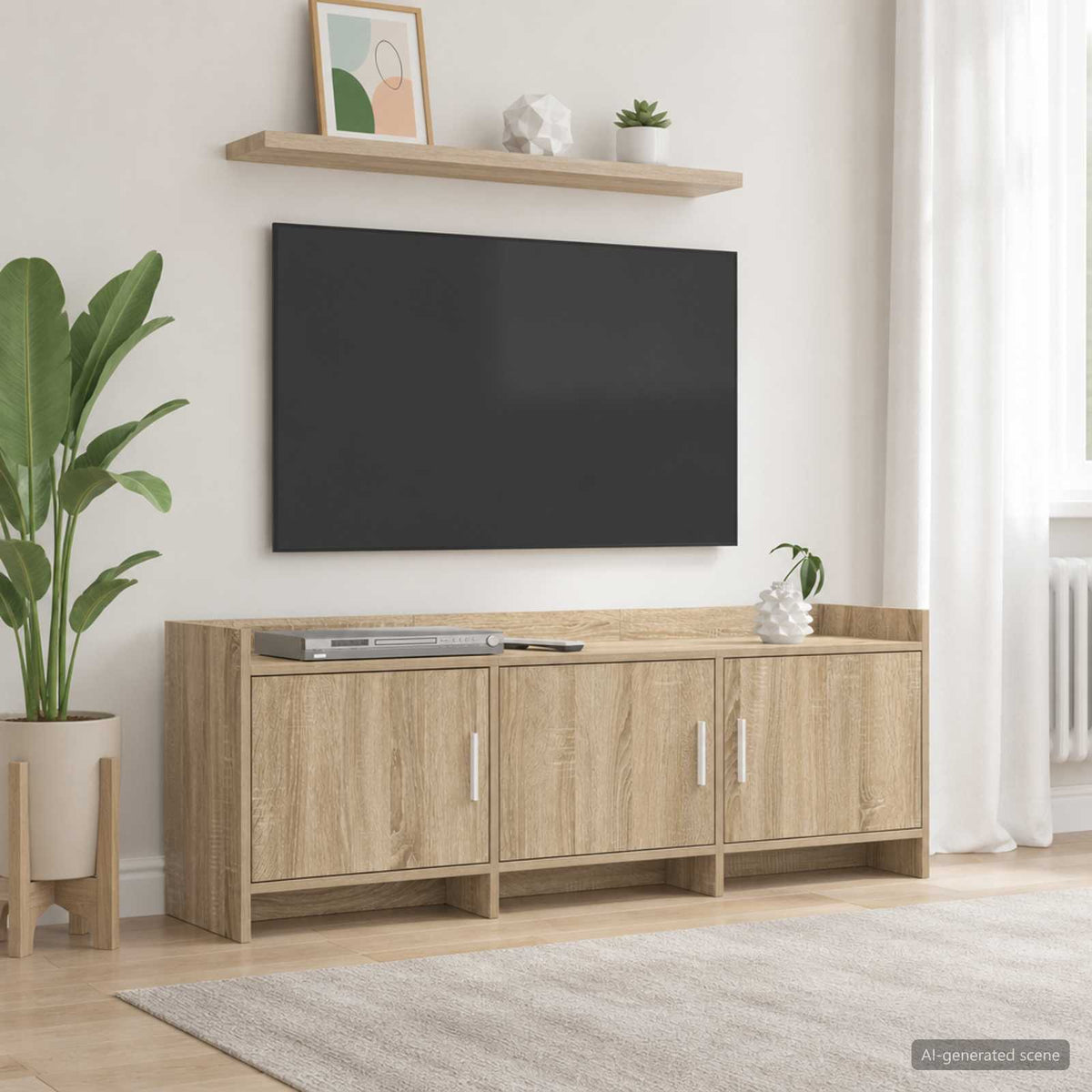 vidaXL TV Cabinet 102 x 33 x 47 cm Engineered Wood