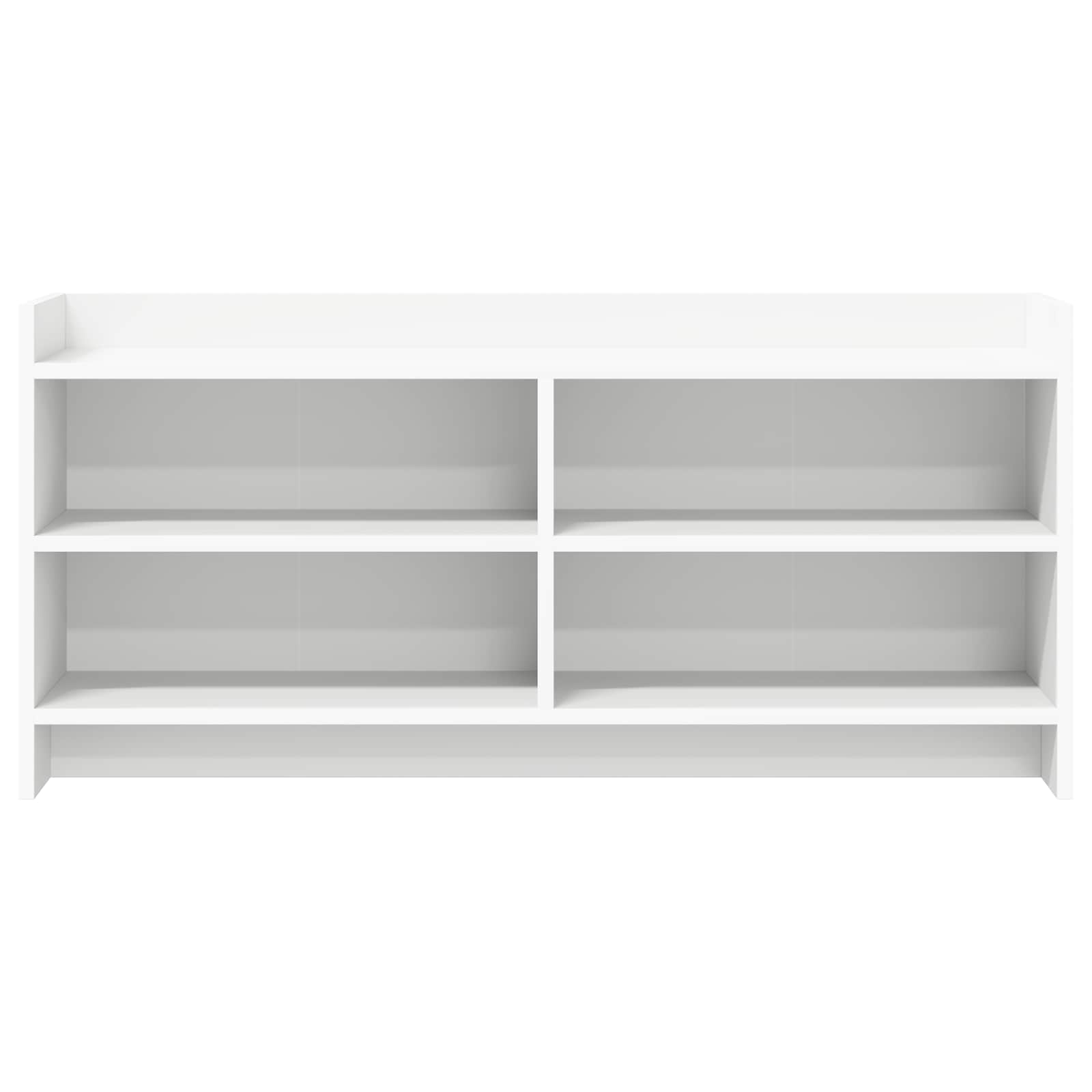 vidaXL TV Cabinet 100 x 33 x 47 cm White Engineered Wood 4