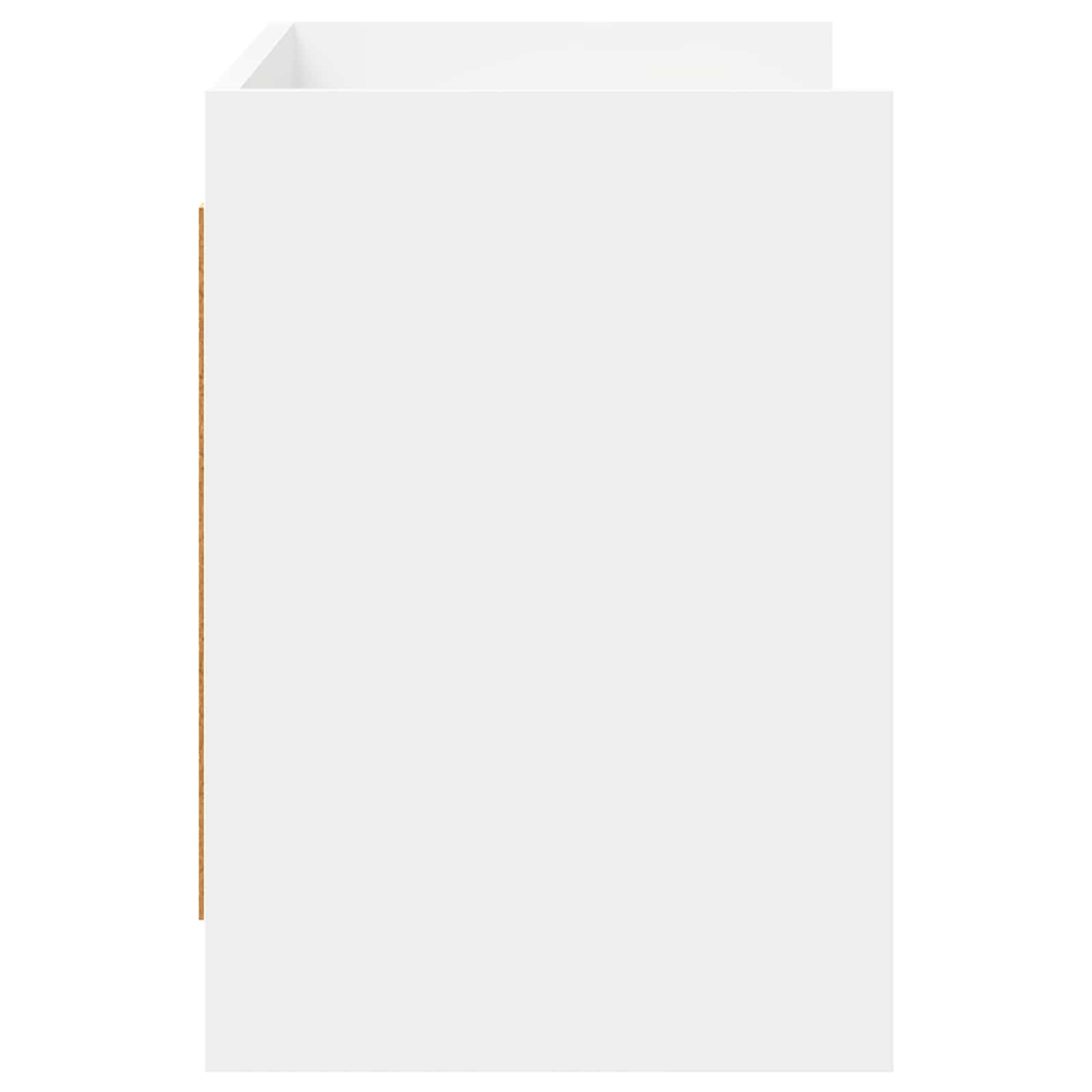 vidaXL TV Cabinet 100 x 33 x 47 cm White Engineered Wood 5