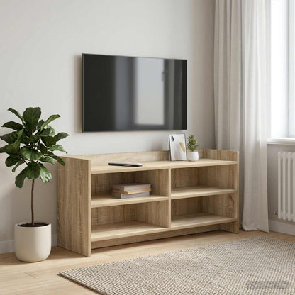 vidaXL TV Cabinet 100 x 33 x 47 cm Sonoma Oak Engineered Wood 1