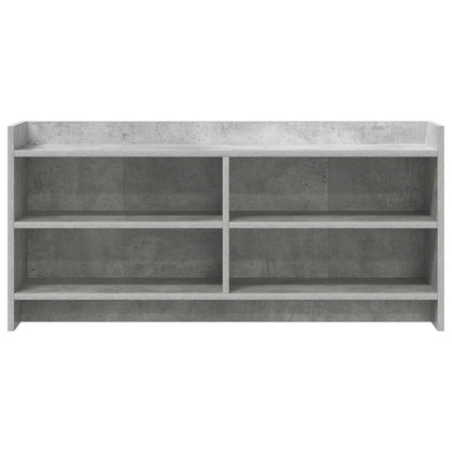 vidaXL TV Cabinet 100 x 33 x 47 cm Concrete Grey Engineered Wood 4