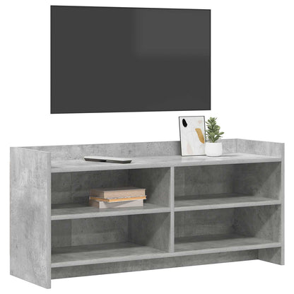 vidaXL TV Cabinet 100 x 33 x 47 cm Concrete Grey Engineered Wood 3