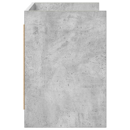 vidaXL TV Cabinet 100 x 33 x 47 cm Concrete Grey Engineered Wood 5