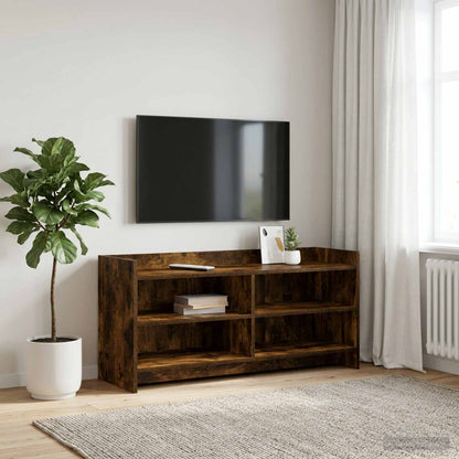vidaXL TV Cabinet 100 x 33 x 47 cm Smoked Oak Engineered Wood 1