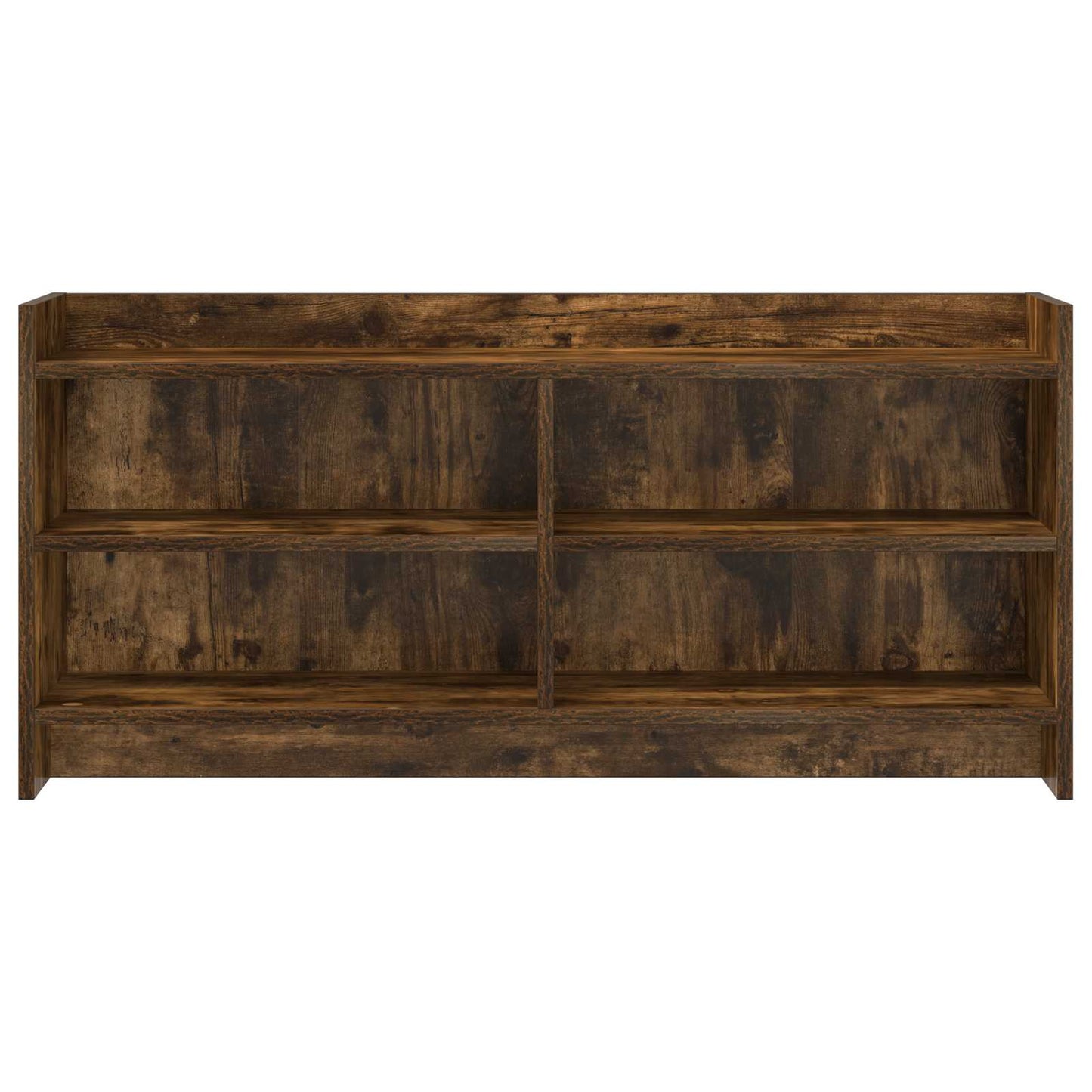 vidaXL TV Cabinet 100 x 33 x 47 cm Smoked Oak Engineered Wood 4