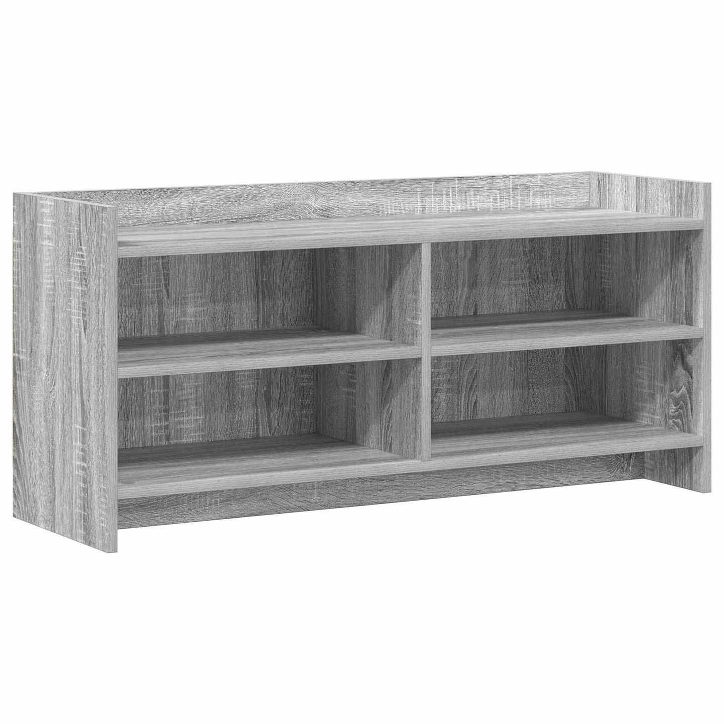 vidaXL TV Cabinet 100 x 33 x 47 cm Grey Sonoma Engineered Wood 2