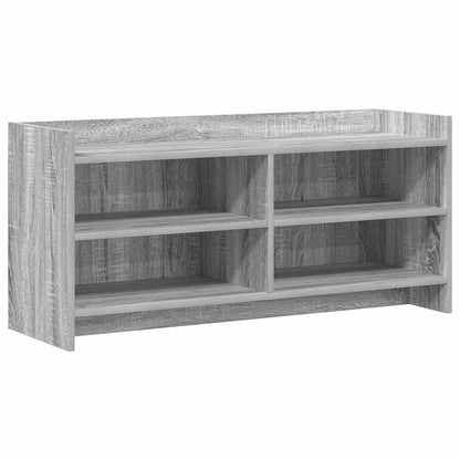 vidaXL TV Cabinet 100 x 33 x 47 cm Grey Sonoma Engineered Wood 2