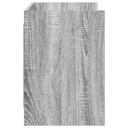 vidaXL TV Cabinet 100 x 33 x 47 cm Grey Sonoma Engineered Wood 5