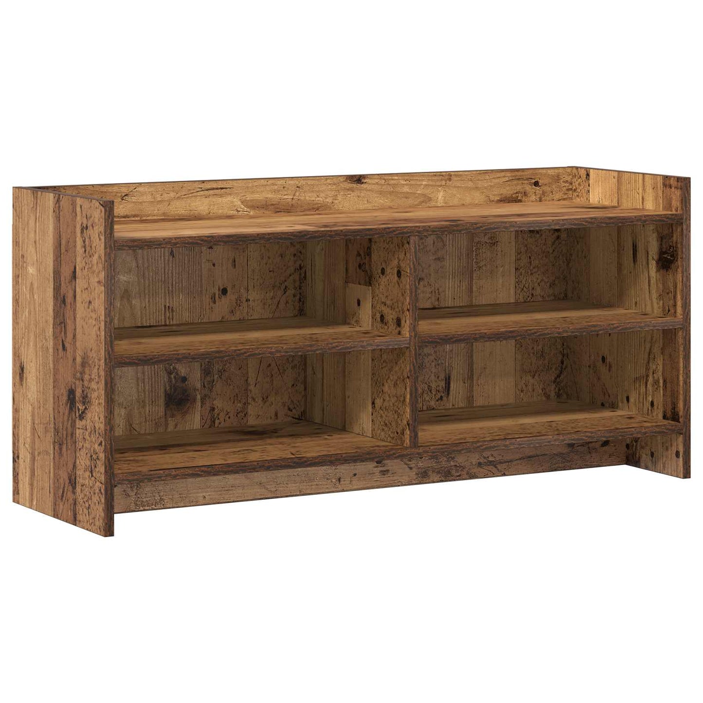vidaXL TV Cabinet 100 x 33 x 47 cm Old Wood Engineered Wood 2