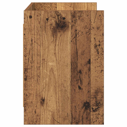 vidaXL TV Cabinet 100 x 33 x 47 cm Old Wood Engineered Wood 5