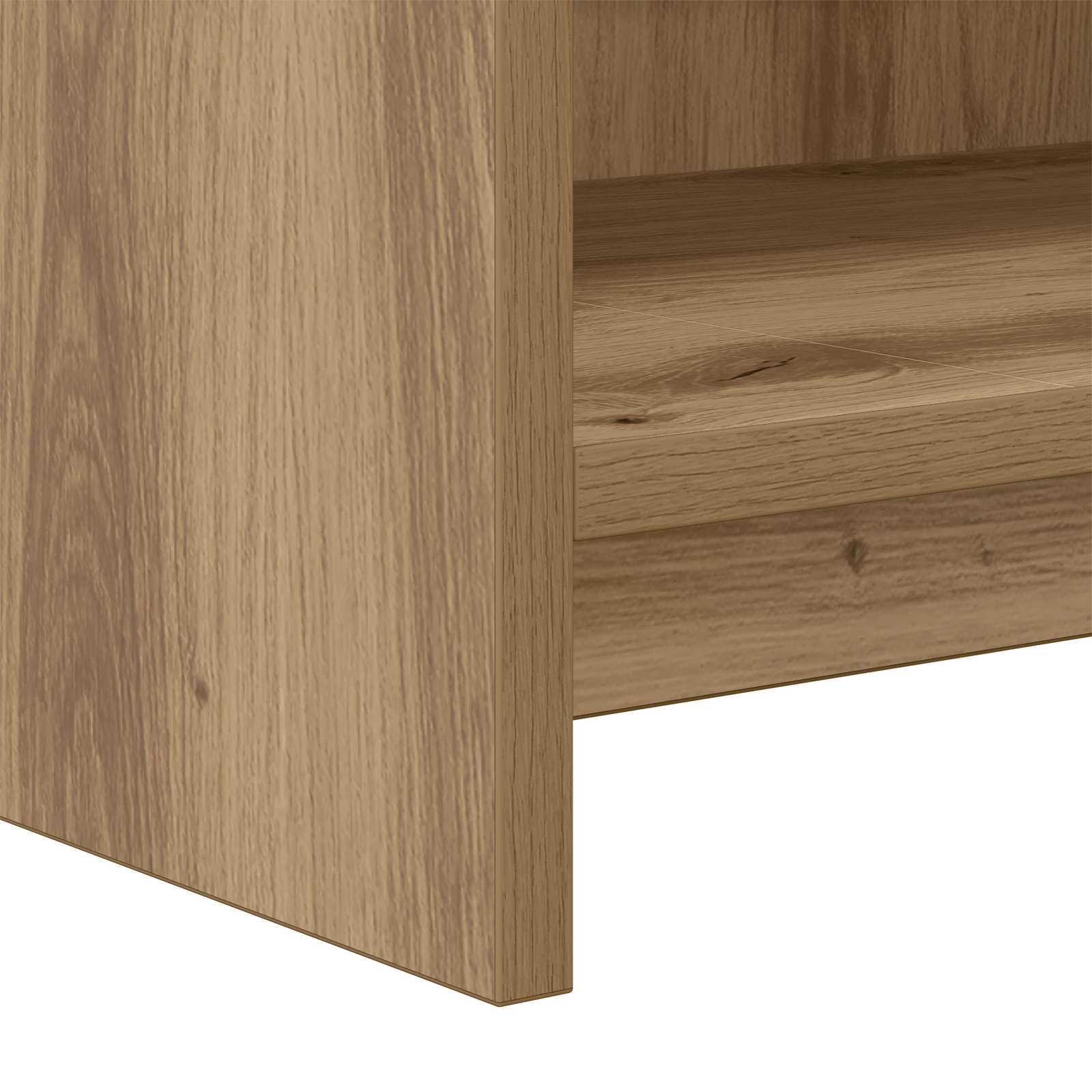 vidaXL TV Cabinet 100 x 33 x 47 cm Artisan Oak Engineered Wood 6