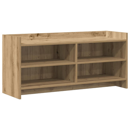 vidaXL TV Cabinet 100 x 33 x 47 cm Artisan Oak Engineered Wood 2