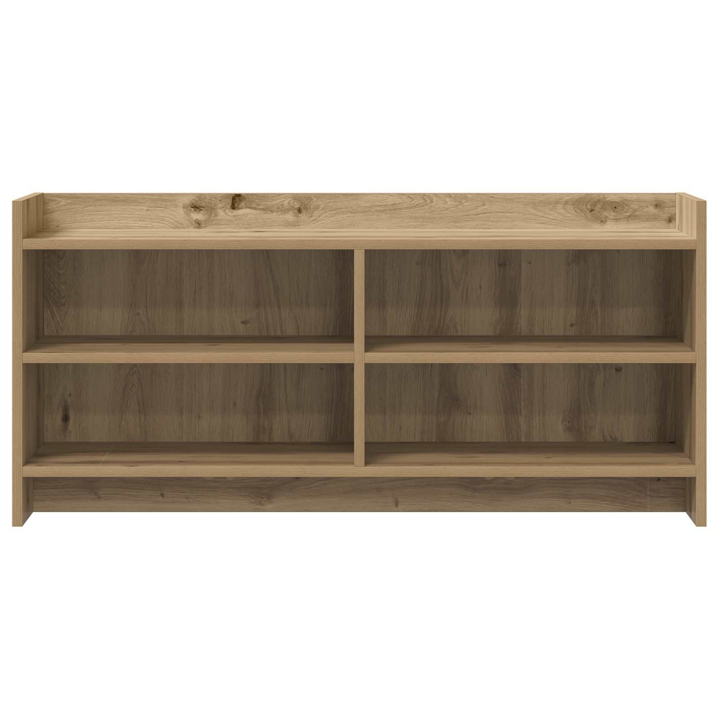 vidaXL TV Cabinet 100 x 33 x 47 cm Artisan Oak Engineered Wood 4