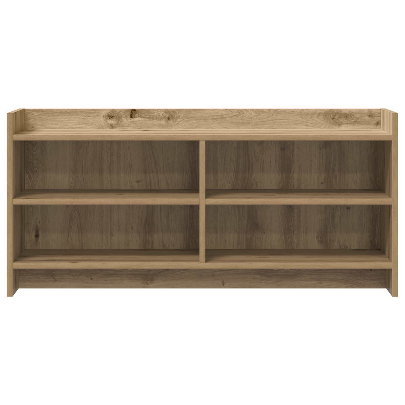 vidaXL TV Cabinet 100 x 33 x 47 cm Artisan Oak Engineered Wood 4