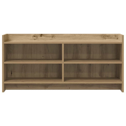 vidaXL TV Cabinet 100 x 33 x 47 cm Artisan Oak Engineered Wood 4