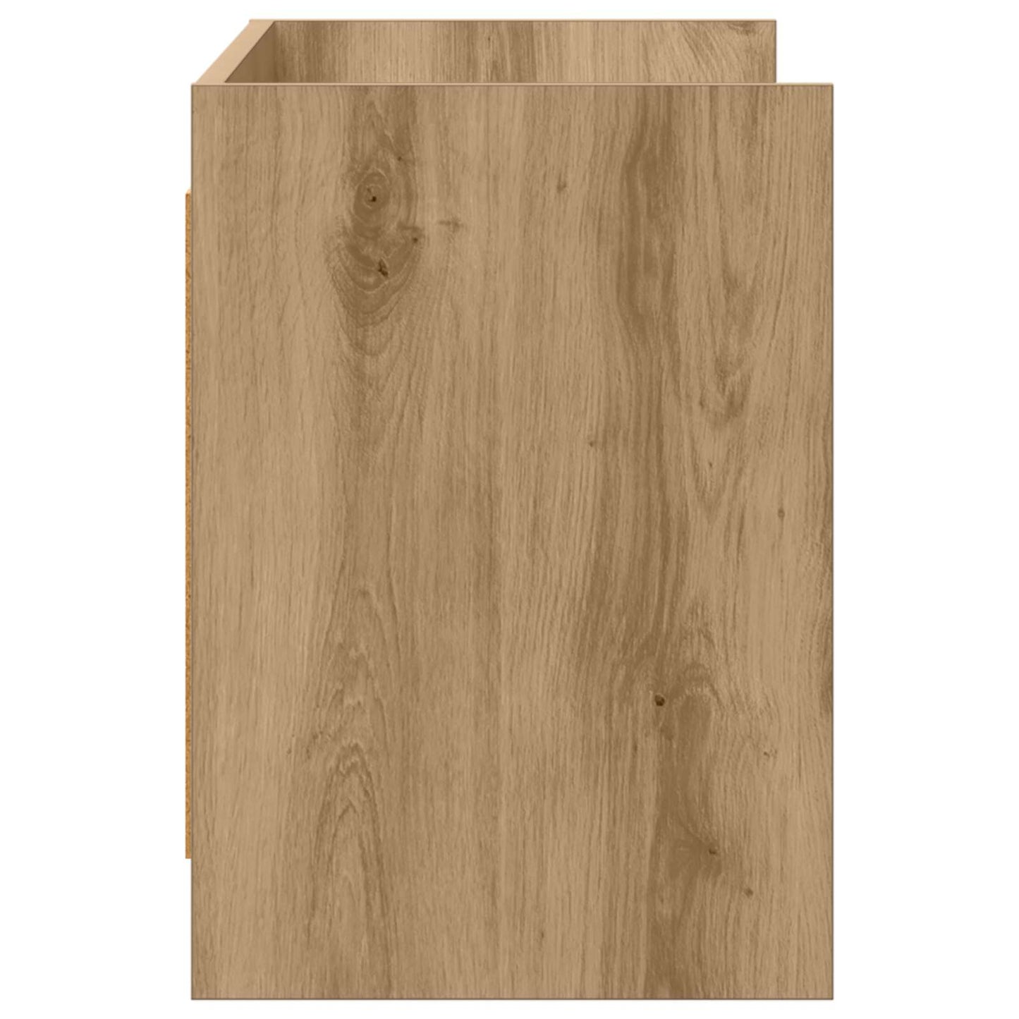 vidaXL TV Cabinet 100 x 33 x 47 cm Artisan Oak Engineered Wood 5