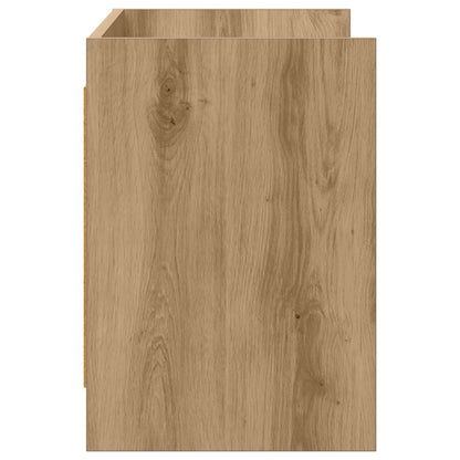 vidaXL TV Cabinet 100 x 33 x 47 cm Artisan Oak Engineered Wood 5