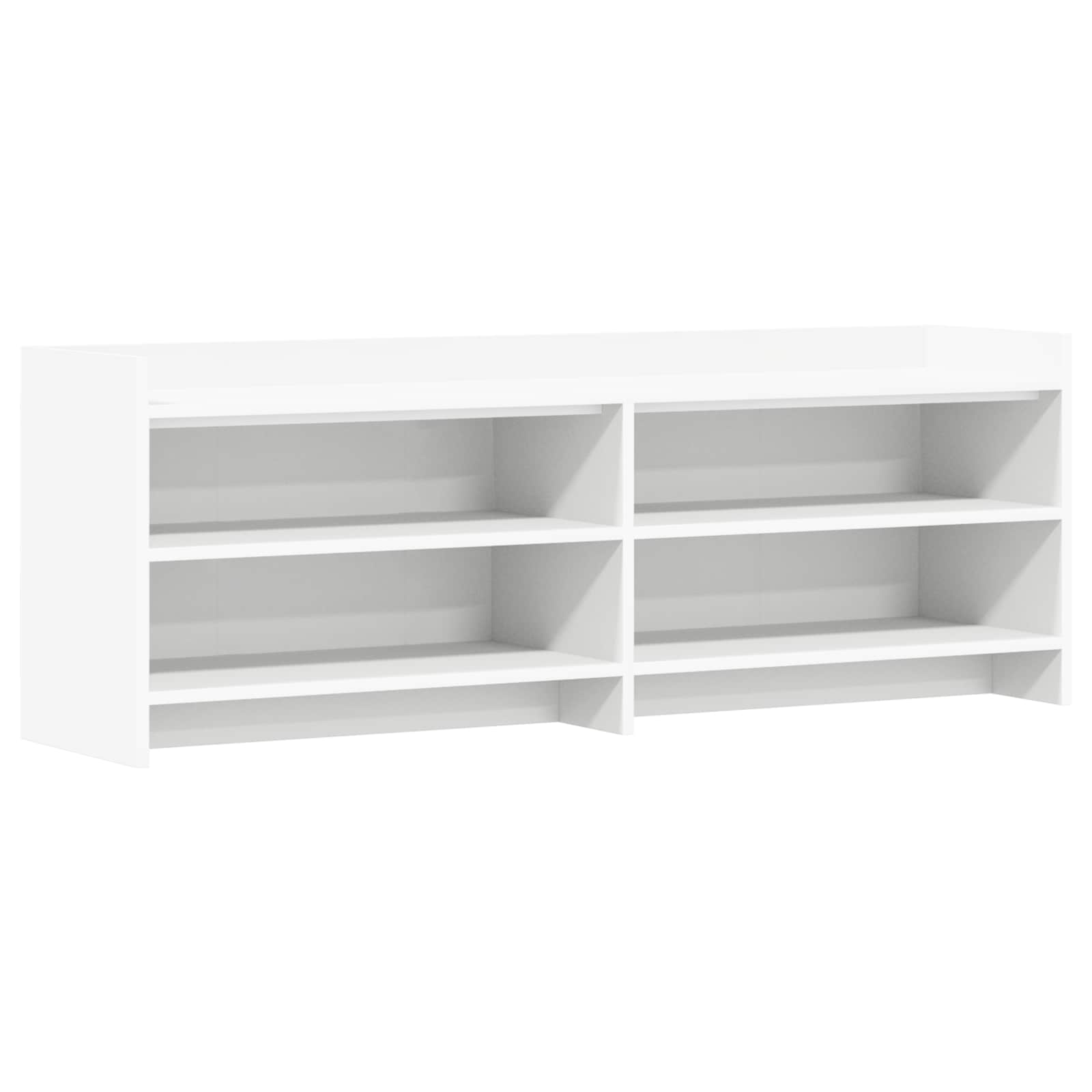 vidaXL TV Cabinet 135 x 33 x 47 cm White Engineered Wood 2