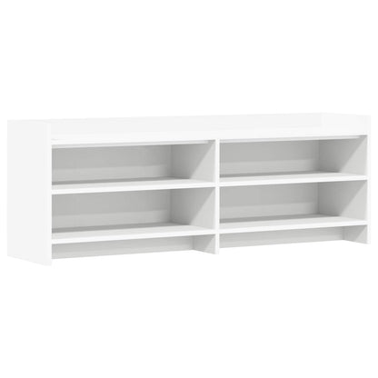 vidaXL TV Cabinet 135 x 33 x 47 cm White Engineered Wood 2